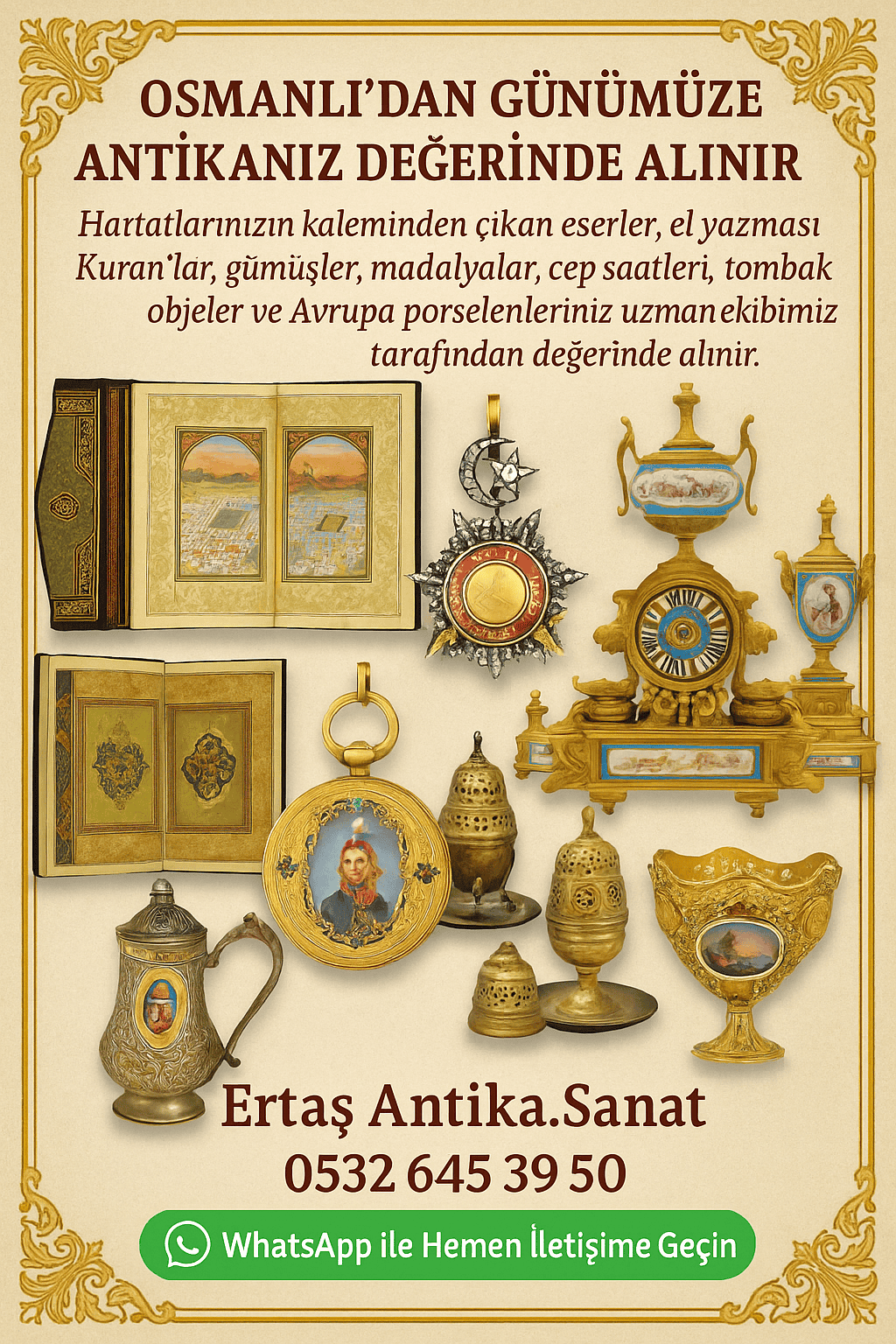 Ertaş Antika Sanat Afişi